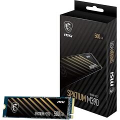 Msı SSD Spatıum M390 Nvme M.2 500GB R:3300 W:2300