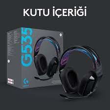 Logitech G G535 LIGHTSPEED Kablosuz Mikrofonlu Oyuncu Kulaklığı - Siyah