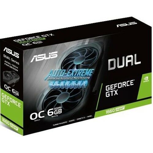 Asus Dual GeForce GTX 1660 Super OC Evo 6GB 192Bit GDDR6 DX(12) PCI-E 3.0 Ekran Kartı (DUAL-GTX1660S-O6G-EVO)