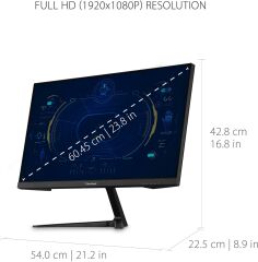 ViewSonic VX2418-P-MHD FHD, 165HZ, 1MS, Adaptive Sync, 2xHDMI, 1xDP, Oyuncu Monitörü