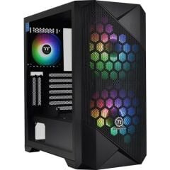 Thermaltake Commander G33 TG 750W 80+ ARGB 2x200mm, 1x120mm Fanlı Mesh Panel, MidTower Oyuncu Kasası (CA-3P3-75M1WE-00