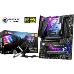 MSI MPG Z490 Carbon EK X SOKET 1200 DDR4 4800 (OC) PCI-E Gen 4 ,M.2 USB3.2 RGB 1x 2.5G LAN ATX Anakart