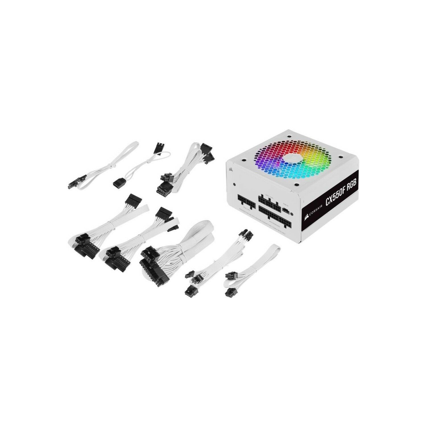 Corsair CP-9020225-EU CX550F Rgb 550W 80+ Bronz Tam Modüler Beyaz Güç Kaynağı