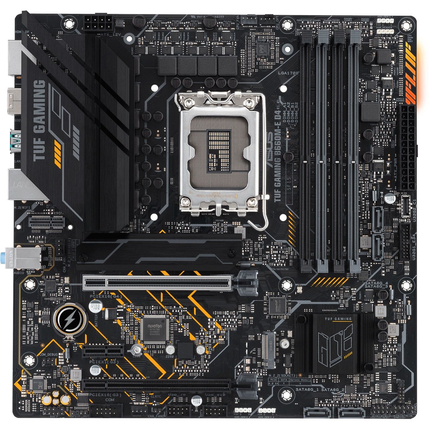 Asus TUF GAMING B660M-E D4 B660 5333 MHz DDR4 LGA1700 Micro ATX Anakart