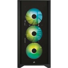 Corsair CC-9020133-EU 4000X CX750F Psu Icue Rgb Tempered Cam Bilgisayar Kasası