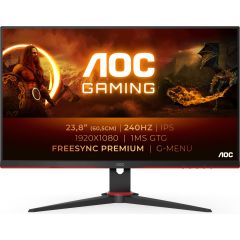 AOC 24G2ZE 23.8'' 240Hz 0.5ms (HDMI+Display) FreeSync Premium FHD IPS Monitör