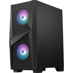 MSI MAG Forge 100R Temperli Cam 2x A-RGB Fan 120mm Fan ATX Oyuncu Bilgisayar Kasası