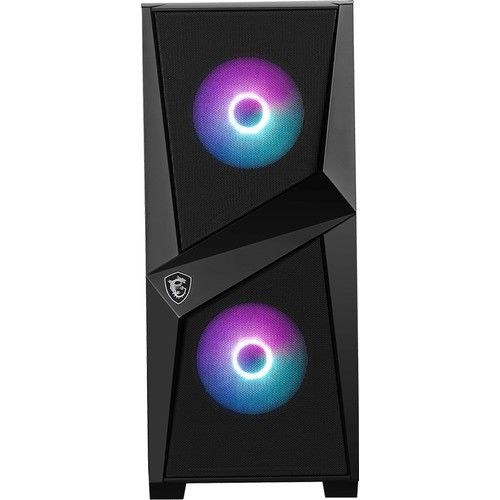 MSI MAG Forge 100R Temperli Cam 2x A-RGB Fan 120mm Fan ATX Oyuncu Bilgisayar Kasası