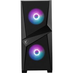 MSI MAG Forge 100R Temperli Cam 2x A-RGB Fan 120mm Fan ATX Oyuncu Bilgisayar Kasası