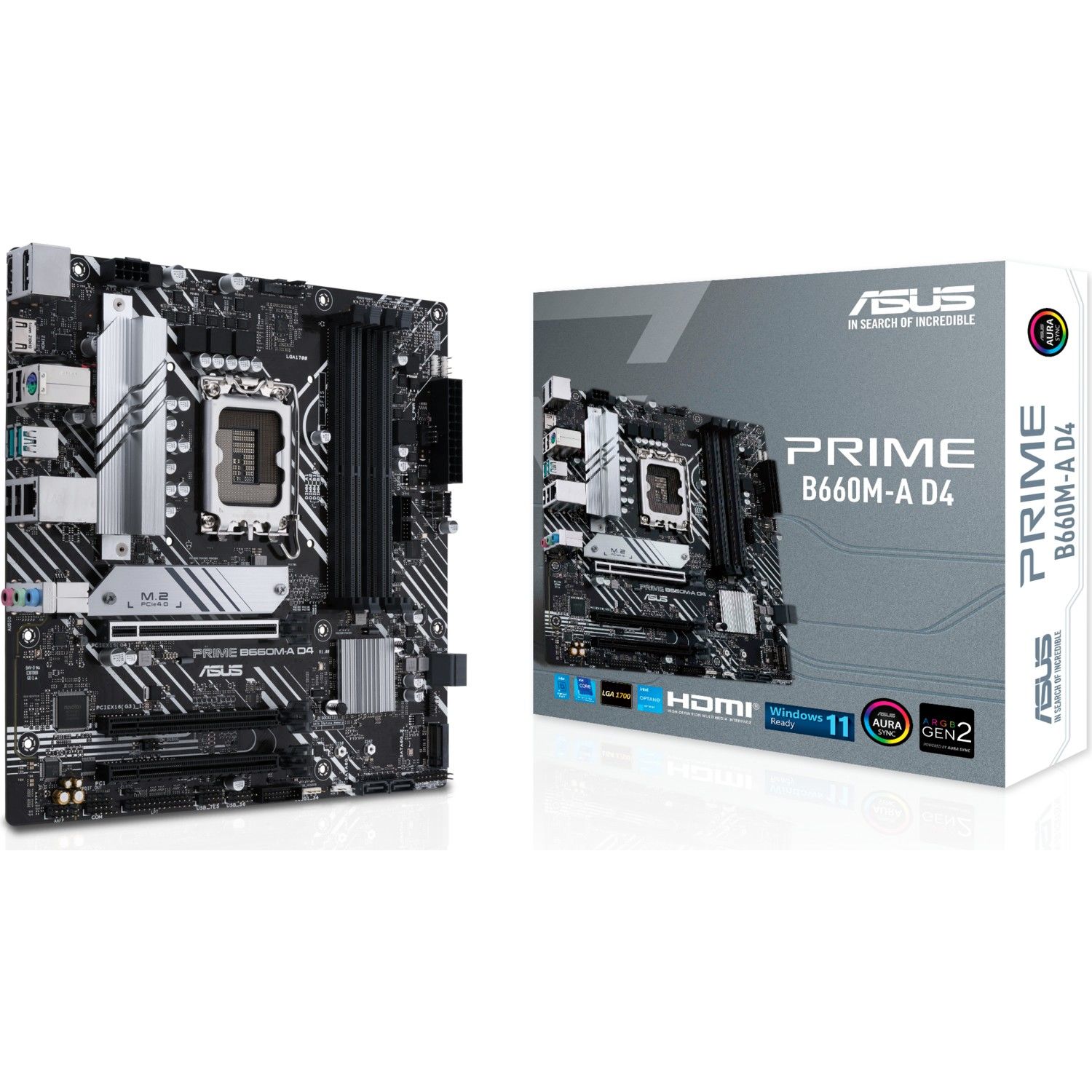 Asus PRIME B660M-A D4 B660 5333 MHz DDR4 LGA1700 mATX Anakart