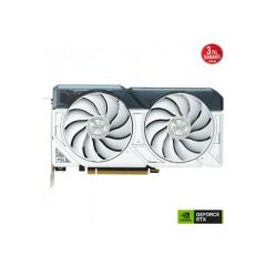 ASUS GEFORCE RTX 4060 DUAL-RTX4060-O8G-WHITE 8GB GDDR6 128bit 2535MHz OC HDMI 3xDP DLSS3 EKRAN KARTI - DUAL-RTX4060-O8G-WHITE