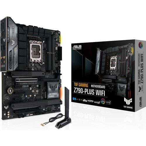 ASUS TUF GAMING Z790-PLUS WIFI Intel Z790 LGA1700 DDR5 7200 DP HDMI 3x M2 USB3.2 WiFi 6E + BT AURA RGB 2.5Gbit LAN ATX ASUS 5X PROTECTION III, Armoury Crate, AI Suite 3 (TUF GAMING Z790-PLUS WIFI)