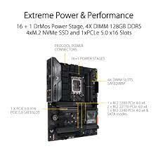 ASUS TUF GAMING Z790-PLUS WIFI Intel Z790 LGA1700 DDR5 7200 DP HDMI 3x M2 USB3.2 WiFi 6E + BT AURA RGB 2.5Gbit LAN ATX ASUS 5X PROTECTION III, Armoury Crate, AI Suite 3 (TUF GAMING Z790-PLUS WIFI)