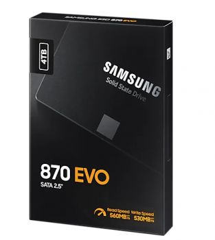 4TB SAMSUNG 870 EVO 560/530MB/s MZ-77E4T0BW SSD