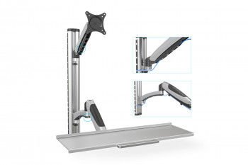 DIGITUS DA-90354 MONİTÖR VE KLAVYE STANDI (DUVARA MONTE)