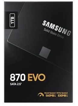 1TB SAMSUNG 870 560/530MB/s EVO MZ-77E1T0BW SSD