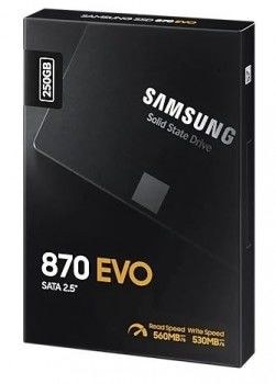 250GB SAMSUNG 870 560/530MB/s EVO MZ-77E250BW SSD