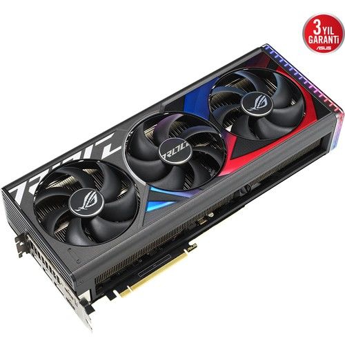 ASUS GEFORCE ROG RTX 4080 16GB 256bit GDDR6X 2535MHz 2xHDMI 3xDP RGB (ROG-STRIX-RTX4080-16G-GAMING) DLSS3 EKRAN KARTI