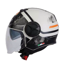 Sway 737 Gemını Beıge Black Yarım Kask