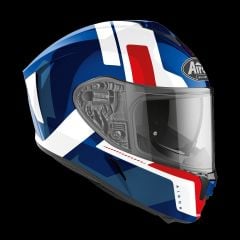 AIROH SPARK SHOGUN MAVİ KIRMIZI GLOSS KASK