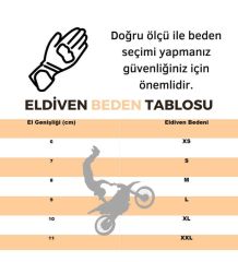 SCOYCO MC122 KORUMALI MOTOSİKLET ELDİVENİ TURUNCU