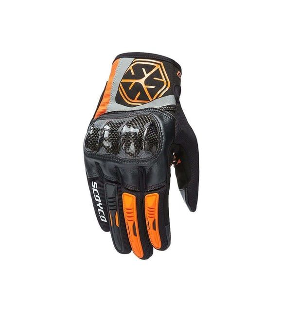 SCOYCO MC122 KORUMALI MOTOSİKLET ELDİVENİ TURUNCU