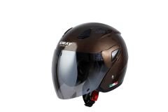 SWAY SW 700 Brown Yarım Kask