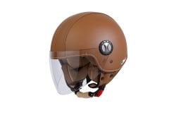 SWAY SW 701 Brown Leather Yarım Kask