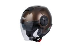 SWAY SW 737 GLOSS Brown Yarım Kask