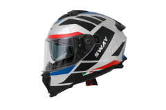 SWAY SW 865 White Black Red Kask
