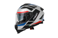 SWAY SW 865 White Black Red Kask