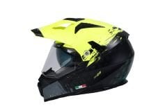 SWAY SW X60 SAND Yellow Black Cross Kask
