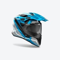 AIROH COMMANDER 2 MAVICK CERULEAN BLUE KASK