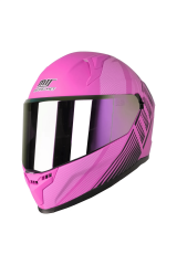 Mts M 910 LADY  FUCHSIA  Pembe Tam Kask (renkli Vizör)