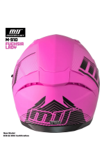 Mts M 910 LADY  FUCHSIA  Pembe Tam Kask (renkli Vizör)