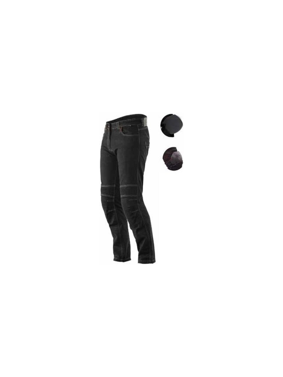Prosev P-050 Black Kevlar Kot - Siyah Motosiklet Kot