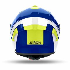 AIROH SPARK 2 CHRONO BLUE YELLOW GLOSS KASK