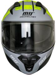 Mts M 966 V2  Çene Açılır Kask Neon Gözlüklü
