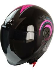 MTS  FX101  Pink Women Yarım Kask