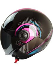 MTS  FX101  Pink Women Yarım Kask