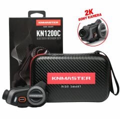 KN1200C Kameralı Motorsiklet Bluetooth Kulaklık Seti