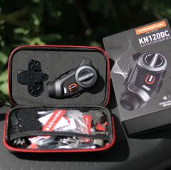 KN1200C Kameralı Motorsiklet Bluetooth Kulaklık Seti