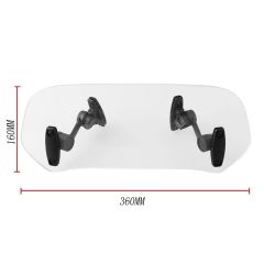 Knmaster Motosiklet Ön Cam Uzatma / Deflektör Model C