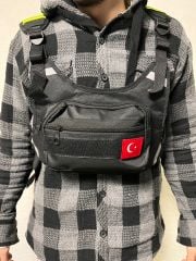 Reflettörlü Göğüs Çantası