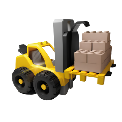 Art Craft Forklift Operatör Temalı Kinetik Kum Seti 750 Gr 03744