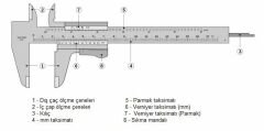 150X0,05MM MONOBLOK SÜPER MEKANİK KUMPAS