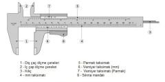 200X0,05MM MONOBLOK SÜPER MEKANİK KUMPAS