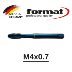 M4x0.7 HSS-E Format Düz Makina Kılavuzu Alman Malı Standart Diş
