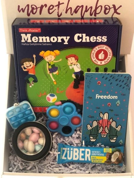 Memory Chess Çocuk Hediye Kutusu
