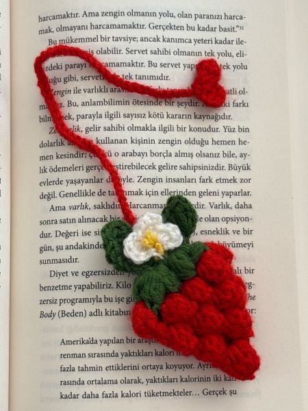 Çilek Kitap Ayracı